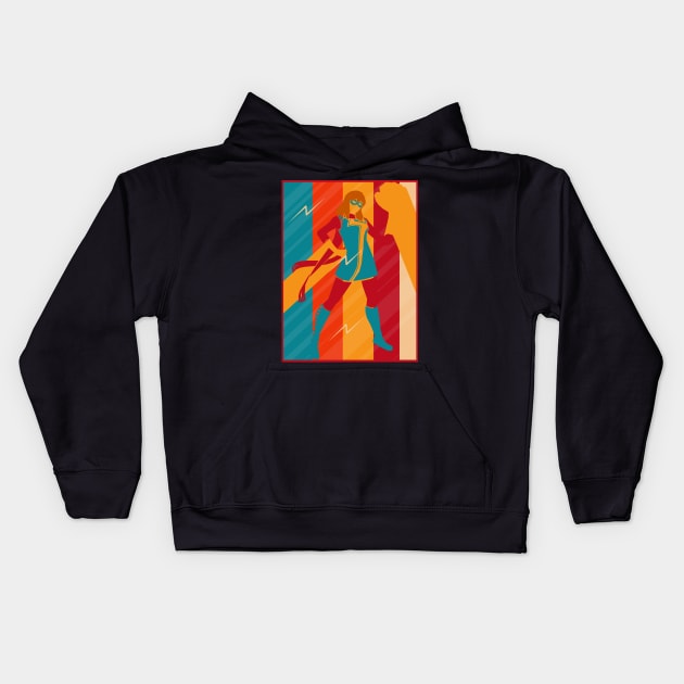 kamala - favorite female superhero Kids Hoodie by super villain